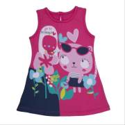 Bebepan Pink Plaj Elbisesi Orjinal Renk 3-6 Ay