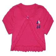 Bebepan Birds Triko Bolero Fuşya 12-18 Ay
