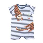 Bebepan Jungle Penye Ringel Tulum Beyaz/İndigo Ringel 0 Ay