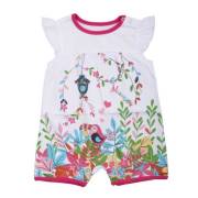 Bebepan Tropical Kolsuz Kısa Tulum Orjinal Renk 0-3 Ay