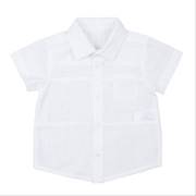 Bebepan Cool Keten Gömlek Beyaz 9-12 Ay