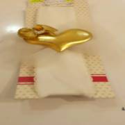 Bibi & Mimi 2368 Dore Sarı Kalpli Bandana