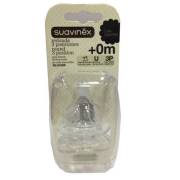 Suavinex Geniş Ağızlı Silikon Akış Ayarlı Biberon Emziği 2
