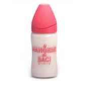 Suavinex Geniş Ağız Isıya Dirençli  Cam Biberon 240 Ml - Pembe (3800994)