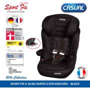 Casual Sport Fix 9-36 Kg Oto Koltuğu - Black (Siyah)