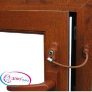 Miny Baby MB-321 Anahtarlı Uzun Pencere Kilidi - Kahverengi