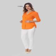 Hell Klar Çift Cep Fermuarlı Gömlek 44 Beden Hardal