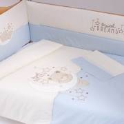Miray Bebe 9271 Lolybon Dreams Yan Korumalı Uyku Seti - Mavi 60*120