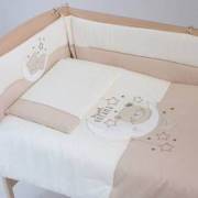 Miray Bebe 9259 Lolybon Dreams Yan Korumalı Uyku Seti - Bej 60*120
