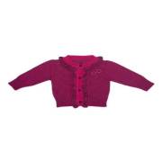 Bebepan 8340 Study Triko Hırka Fuşya/Lacivert 18-24 Ay