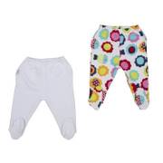 Bebepan 1743 Mrs. Fish 2 Li Patikli Pantolon Orjinal Renk 0-3 Ay