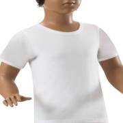 Limissi 10010 Şahin Bisiklet Yaka Fanila Erkek - Beyaz