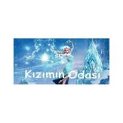 İlkim Kapı Yazısı - Kızımın Odası- Mavi Frozen