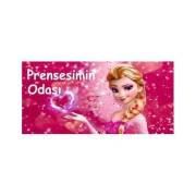 İlkim Kapı Yazısı - Prensesimin Odası - Pembe Frozen