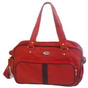 Ats Lüx Sd Deri Çanta Kırmızı Lacivert