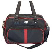 Ats Lüx Sd Deri Çanta Siyah Kırmızı