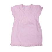 Bebepan 7072 Kısa Kol Penye Elbise Açık Toz Pembe 9-12 Ay