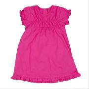 Bebepan 7072 Kısa Kol Penye Elbise Fuşya 12-18 Ay