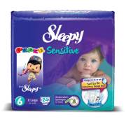 Sleepy Sensitive XL Jumbo 24`lü Bebek Bezi 6 Numara