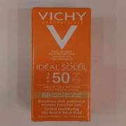 Vichy İdeal Soleil Spf50 Karma / Yağlı Ciltler Renkli Güneş Kremi 3 ml