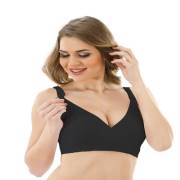 Hilarity 30986 Kruvaze Emzirme Sütyeni Siyah - 95