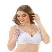 Hilarity 30986 Kruvaze Emzirme Sütyeni Beyaz - 95