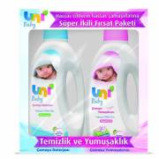 Uni Baby Hassas Ciltler İçin Çamaşır Deterjanı + Yumuşatıcı 1500 ml