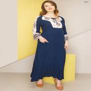 Livaa 1647 Hamile Elbise Lacivert - S