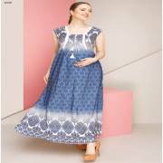 Livaa 1699 Hamile Elbise İndigo - S