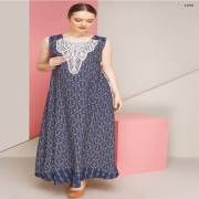 Livaa 1680 Hamile Elbise Lacivert - S