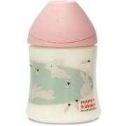 Suavinex Pp Geniş Ağız Biberon 270 Ml.Silikon Uç 0-6 Ay Happy Bunny Pembe (3800142)