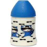 Suavinex Pp Geniş Ağız Biberon 270 Ml.Silikon Uç 0-6 Ay Petit Secret Mavi (3800142)