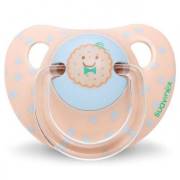 Suavinex Kaucuk Ortodontik Emziği 0-6 Ay Lovely Biscuits Bej (3302679)