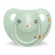 Suavinex Ortodontik Silikon Emzik 0-6 Ay Happy Bunny Yeşil (3801065)