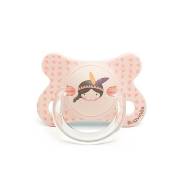 Suavinex Fusion Ortodontik Silikon Emzik -2 - 4 Ay İndians Pembe (3801218)