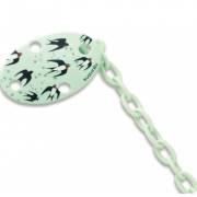 Suavinex Total Look Oval Emzik Zinciri Swallows Mavi (3150731)