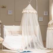 Funna Baby 5434 Premium Baby Cibinlik Tül - Romantika / 8 mt - Krem