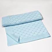 Funna Baby 9487 Triko Battaniye - Punto / Mavi