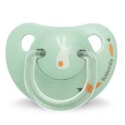 Suavinex Ortodontik Silikon Emzik 6-18 Ay Bunny Yeşil (3801096)