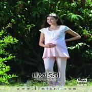Limissi 2066 Loğusa Pijama Takımı - Pudra / M