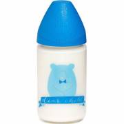 Suavinex 3800683 Meaningful Life Cam Biberon Silikon Uç 240 ml - Koyu Mavi