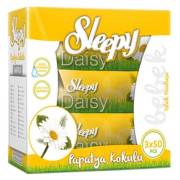 Sleepy Papatya Kokulu Kapaklı Islak Mendil 3x50 Adet