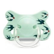 Suavinex Ortodontik Silikon Emzik 2-4 Ay Mavi Swallows - (3801232) 