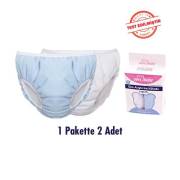 Sevi Bebe İkili Alıştırma Külodu Mavi/Beyaz - No:2