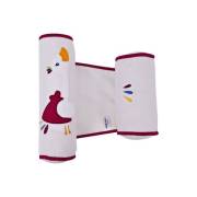 Sevi Bebe Desenli Güvenli Yan Yatış Yastığı - Beyaz