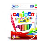 Carioca 41238 Silinebilir Sihirli Keçe Kalemleri ( 9 Renk + 1 Düzeltici Beyaz Kalem)