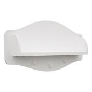 Babyhope 934-55 Beyza Raflı Duvar Askısı - Parlak Beyaz