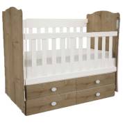 Babyhope 920-57 Vesta Dört Çekmeceli Beşik 70x130 - Meşe