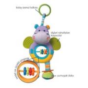 Bondigo Diş kaşıyıcı ve boncuklu çıngırak hippo