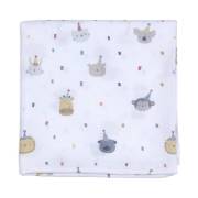 Funna Baby 9525 Party Muslin Battaniye - 120x120 cm / Turuncu